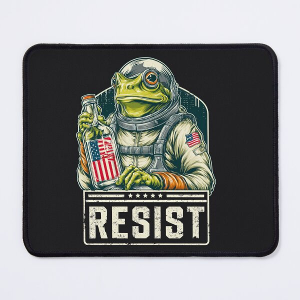Item preview, resist frog digital art design designed and sold by Panom Suavichien.