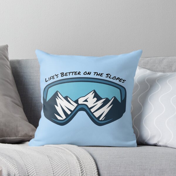 Item preview, Life’s Better on the Slopes – Ski & Snowboard Mountain Design designed and sold by SimplyJasper.