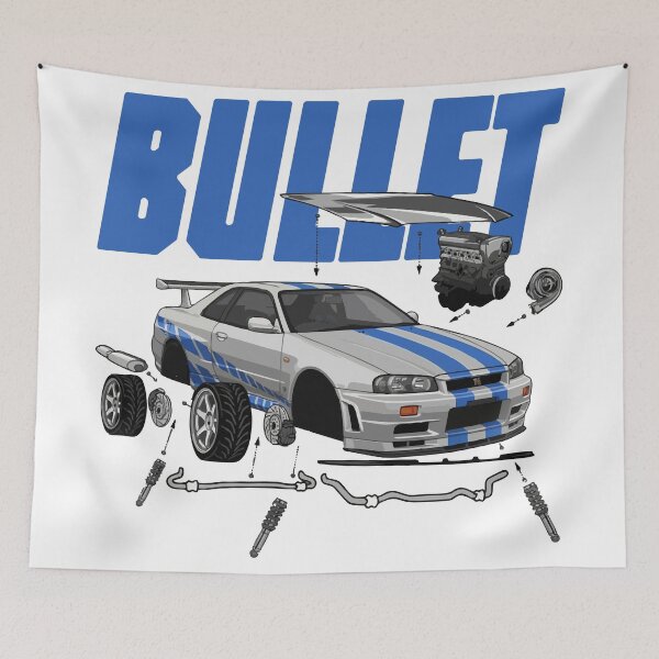 Item preview, Nissan Skyline R34 – Fast & Furious 2 designed and sold by BronArtworks.