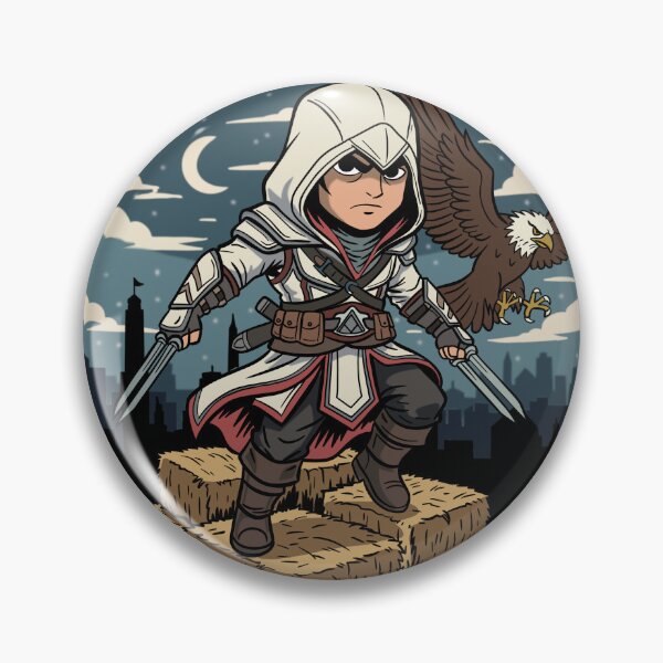 Item preview, Assassin Warrior with Eagle Night Art designed and sold by holywarter.