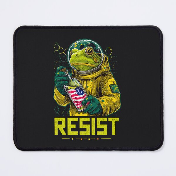Item preview, resist frog digital art design designed and sold by Panom Suavichien.