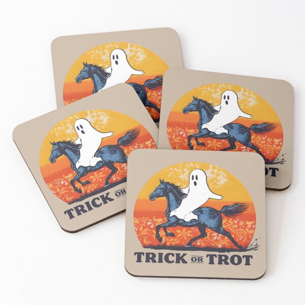 Item preview, Funny  Halloween Horse Racing Fan Trick Or Trot Gift For Horse Lovers Spooky Season designed and sold by Zayavca.