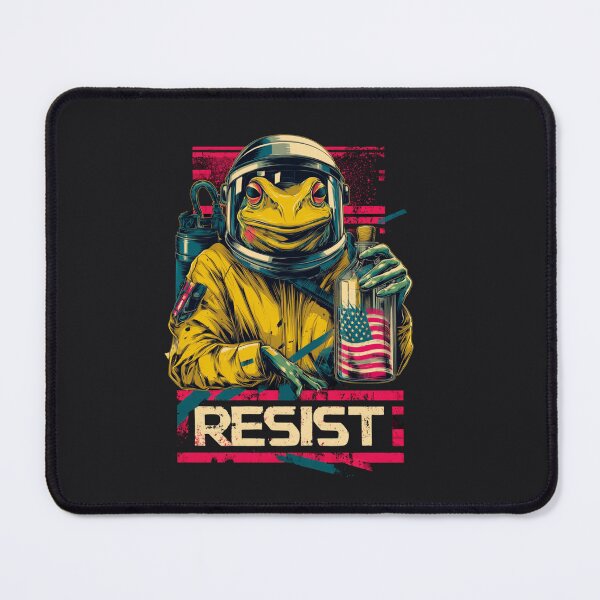 Item preview, resist frog digital art design designed and sold by Panom Suavichien.