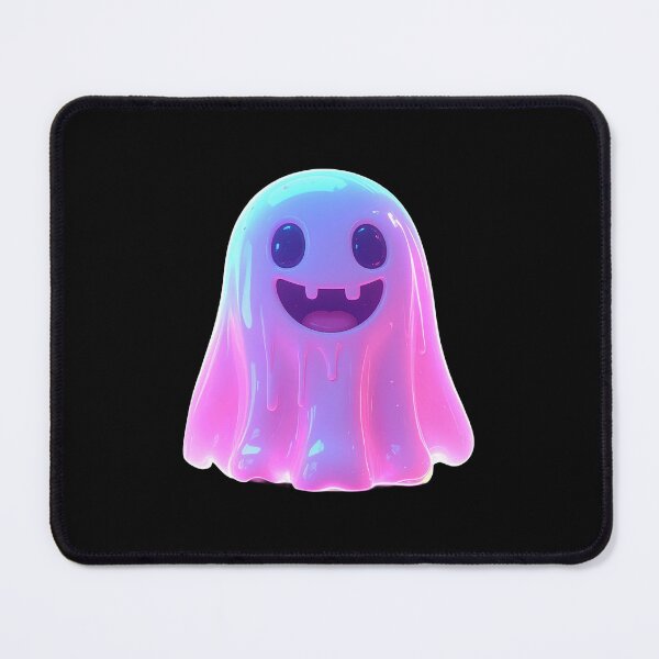 Item preview, Smiling Neon Pastel Dripping Ghost - Spooky Cute Spirit designed and sold by AOG-DESIGNS.