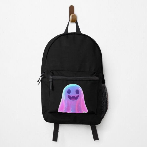 Item preview, Smiling Neon Pastel Dripping Ghost - Spooky Cute Spirit designed and sold by AOG-DESIGNS.