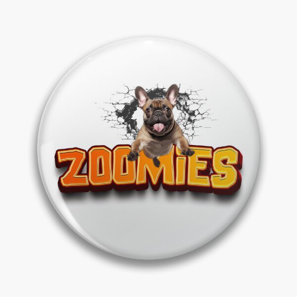 Item preview, Zoomies Unleashed – Funny Dog Art for French Bulldog Fans designed and sold by So Sorted Design.