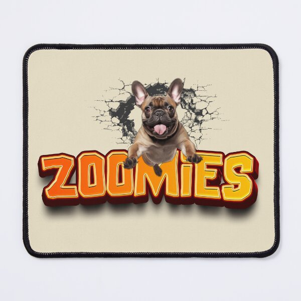 Item preview, Zoomies Unleashed – Funny Dog Art for French Bulldog Fans designed and sold by So Sorted Design.