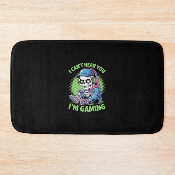 Item preview, Gamer Skeleton Gaming Video Games  designed and sold by Belkisallen.