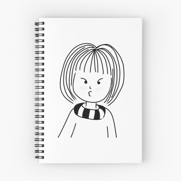Item preview,  Bob Cut Girl Doodle  designed and sold by MindOfPainArt.