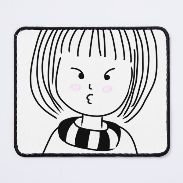 Item preview, Bob Cut Girl Doodle designed and sold by MindOfPainArt.