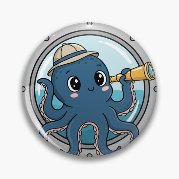 Item preview, Mirador de ojo de buey: Pulpo explorador de cruceros designed and sold by Cloud-Riders.
