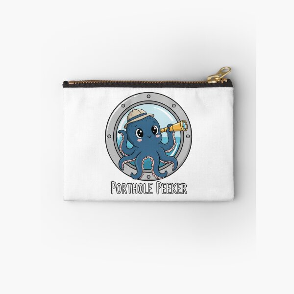 Item preview, Porthole Peeker: Cruise Ship Explorer Octopus designed and sold by Cloud-Riders.