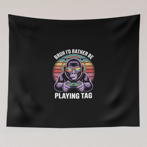 Item preview, Gaming Bruh Id Rather Play Video Games Gamer Men Boys Kids1  designed and sold by Belkisallen.