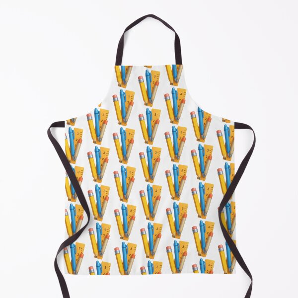 Item preview, School supplies featuring pencil, pen, ruler, and crayon, isolated on transparent background, AI generated designed and sold by dvoevnore.