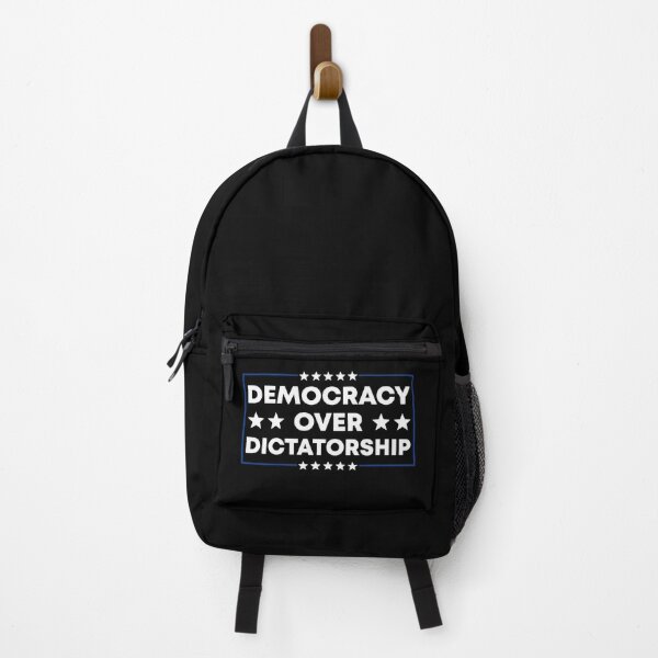 Item preview, Democracy Over Dictatorship - Liberal Political designed and sold by PixVib.