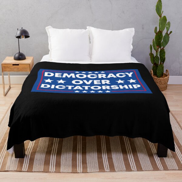 Item preview, Democracy Over Dictatorship | Resist designed and sold by PixVib.
