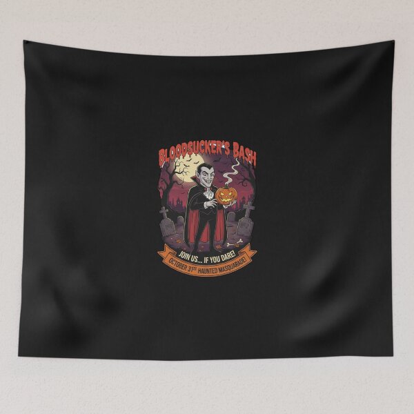 Item preview, Holloween Bloodsucker's bash T-shirt designed and sold by gura1987.