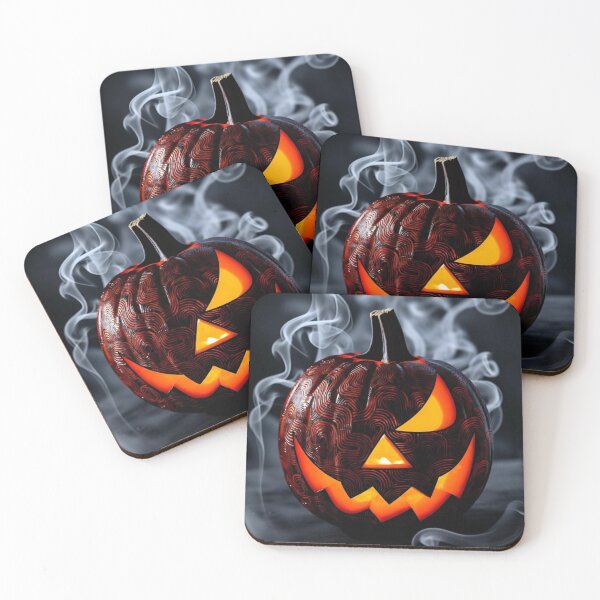 Item preview, Gothic Zen Swirl Pumpkin - Smoky Evil Jack-o'-Lantern designed and sold by YR Studio.
