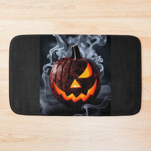 Item preview, Gothic Zen Swirl Pumpkin - Smoky Evil Jack-o'-Lantern designed and sold by YR Studio.