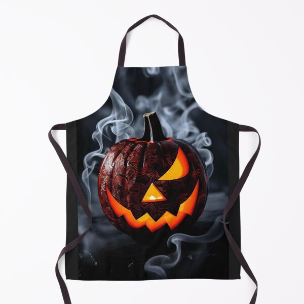 Item preview, Gothic Zen Swirl Pumpkin - Smoky Evil Jack-o'-Lantern designed and sold by YR Studio.
