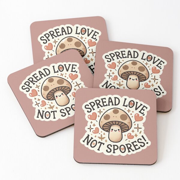 Item preview, Spread Love Not Spores designed and sold by root-n-render.