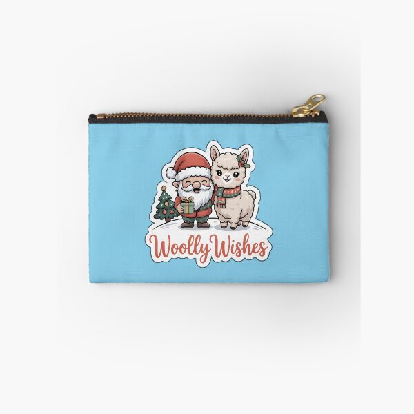 Item preview, Christmas Gnomes Sticker Woolly Wishes Gnome & Alpaca Cute Holiday Art designed and sold by Nuist25.