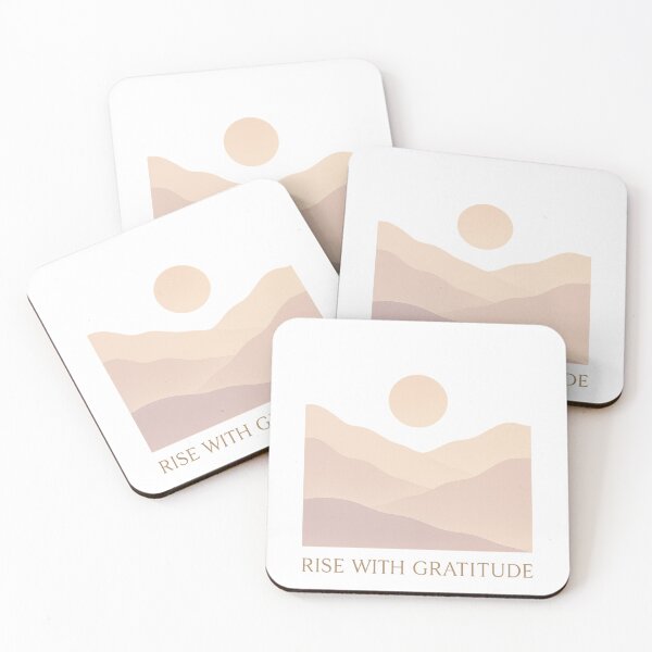 Item preview, Rise with Gratitude – Minimalist Mindful Sunrise Tee designed and sold by Zion by Carvalho.