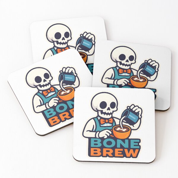 Item preview, Bone Brew — Skeleton Barista Latte designed and sold by Cheerioza.
