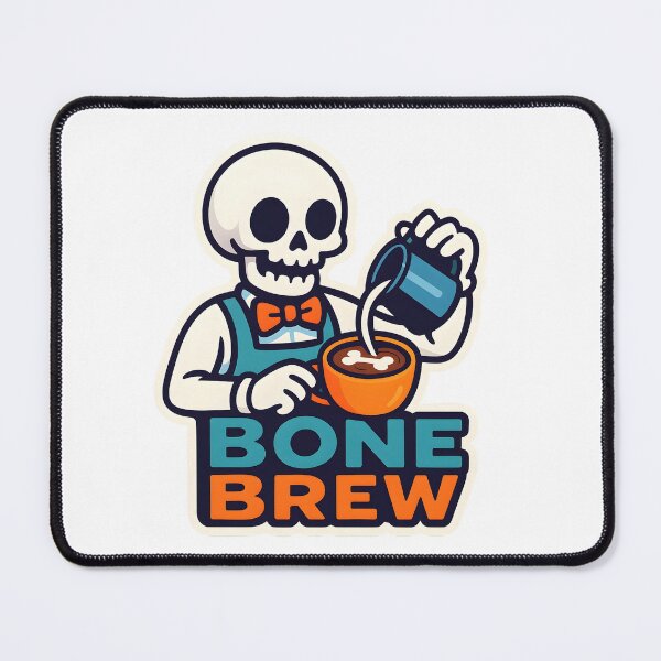 Item preview, Bone Brew — Skeleton Barista Latte designed and sold by Cheerioza.