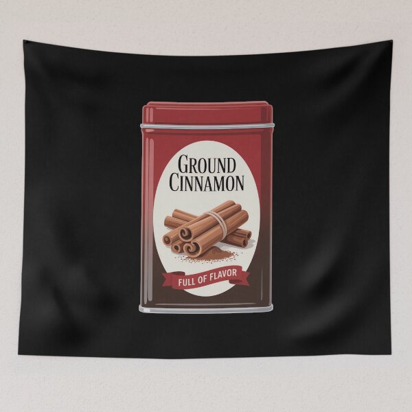 Item preview, Ground Cinnamon Full Of Flavor Tin designed and sold by MooonTees.