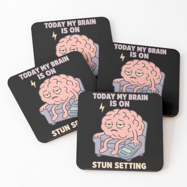 Item preview, Today My Brain Is On Stun Setting Funny Relatable Design designed and sold by TeeTimeTreasure.