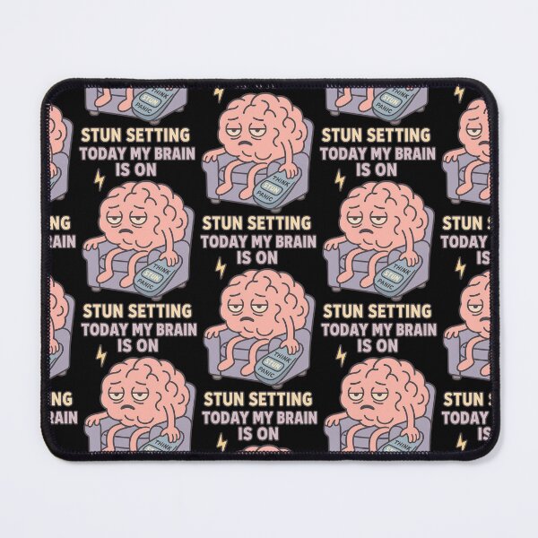 Item preview, Today My Brain Is On Stun Setting Funny Relatable Design designed and sold by TeeTimeTreasure.