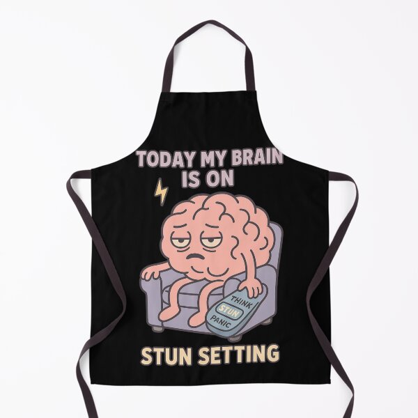 Item preview, Today My Brain Is On Stun Setting Funny Relatable Design designed and sold by TeeTimeTreasure.