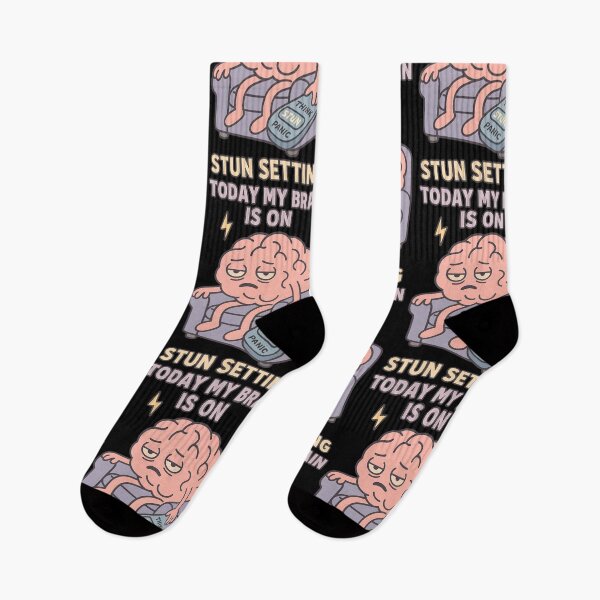Item preview, Today My Brain Is On Stun Setting Funny Relatable Design designed and sold by TeeTimeTreasure.