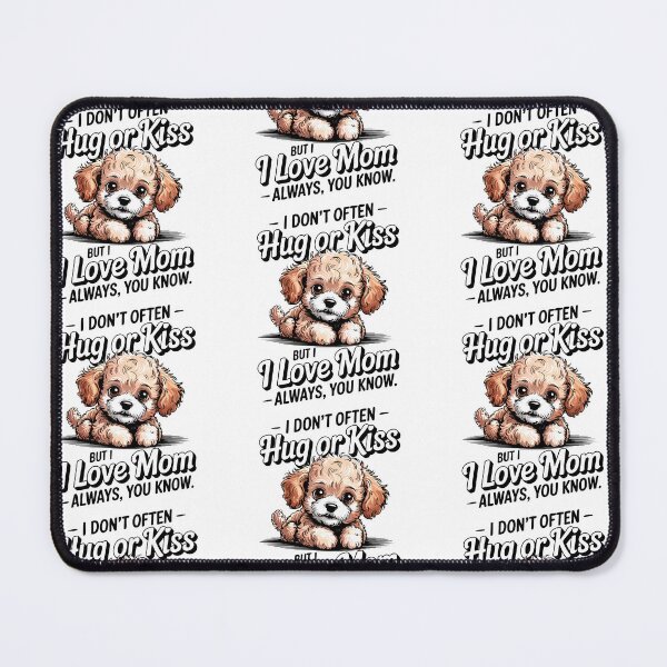 Item preview, Shy Toy Poodle: I Love You Always, Even Without Hugs designed and sold by Tong4130.