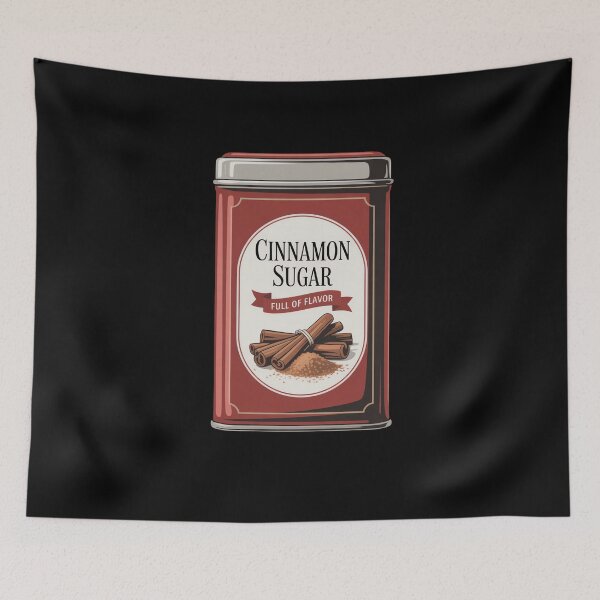 Item preview, Cinnamon Sugar Full Of Flavor Tin designed and sold by MooonTees.