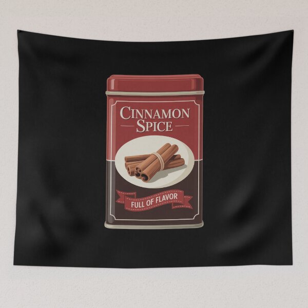 Item preview, Cinnamon Spice Full Of Flavor Tin designed and sold by MooonTees.