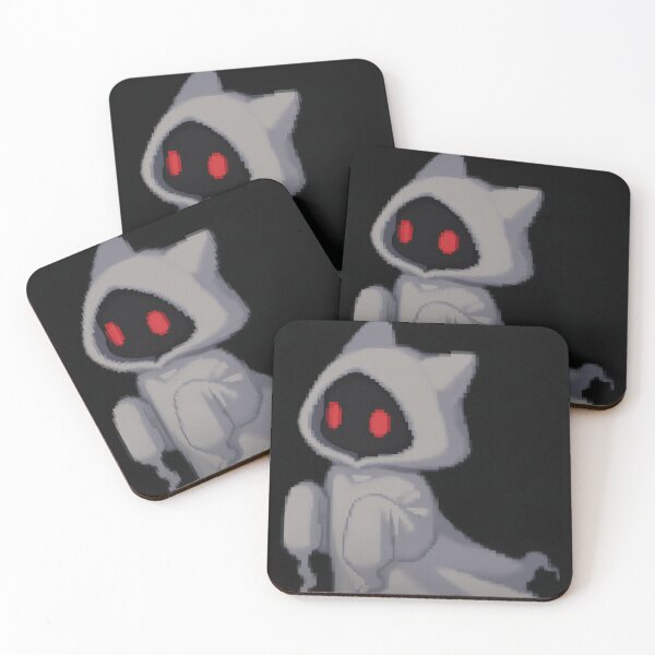 Item preview,  Red-Eyed Ghost – Spooky Halloween Cat Spirit  designed and sold by UniqueArtsOnly.
