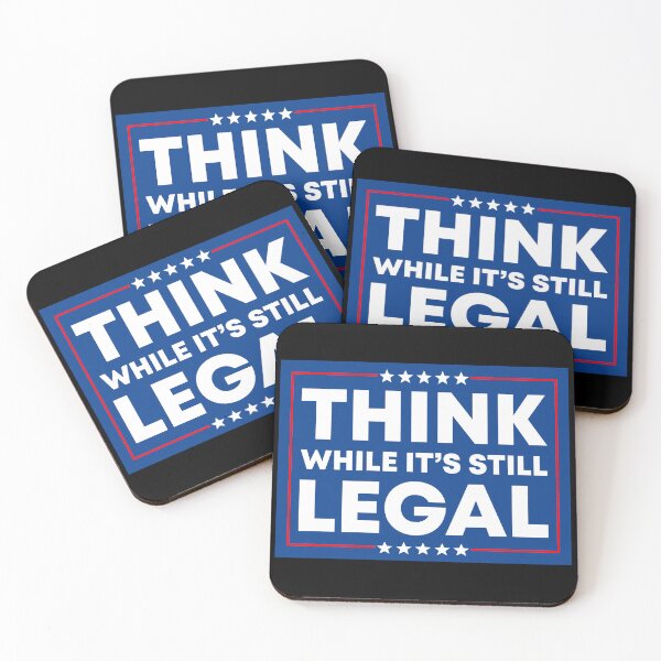 Item preview, Think While It's Still Legal | Anti-Trump Activism designed and sold by PixVib.