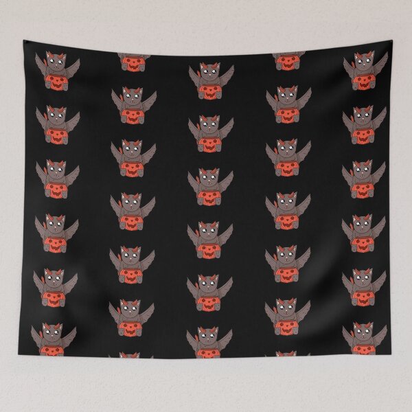Item preview, devil bat with pumpkin designed and sold by GREENZ0NE.