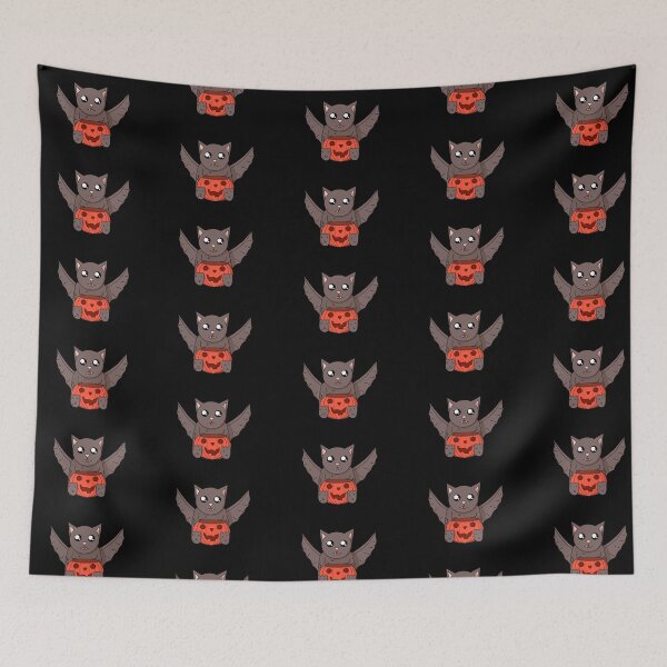 Item preview, Halloween bat with pumpkin designed and sold by GREENZ0NE.