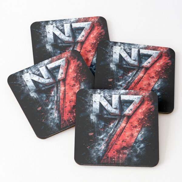 Item preview, Mass Effect N7 Vanguard Emblem: Stellar Sentinel in Galactic Grit designed and sold by Senpaiwaves.