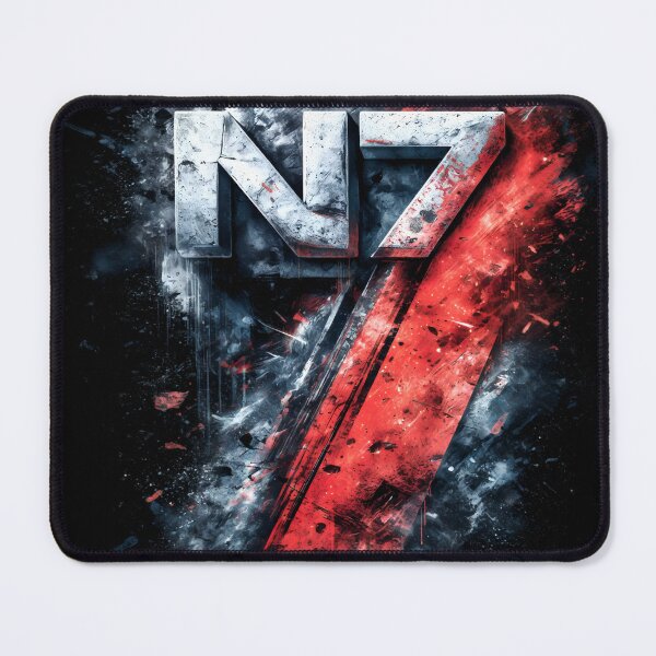 Item preview, Mass Effect N7 Vanguard Emblem: Stellar Sentinel in Galactic Grit designed and sold by Senpaiwaves.