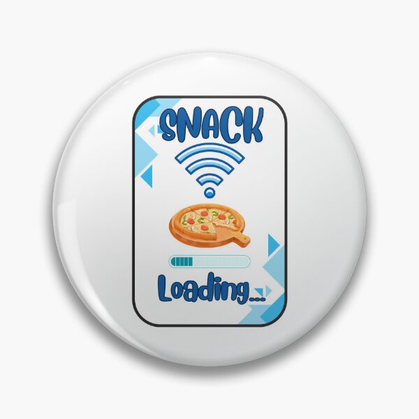 Item preview, Snack Loading Pizza designed and sold by LenaBlueDesigns.