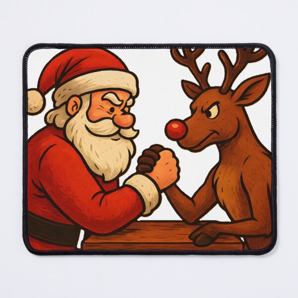 Item preview, Santa vs. Rudolph: The Ultimate Christmas Arm Wrestle designed and sold by Nova-Canvas.