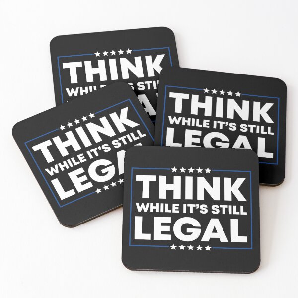 Item preview, Think While It's Still Legal | Democracy designed and sold by PixVib.