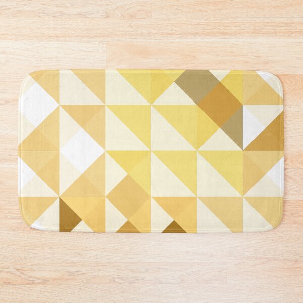 Item preview, ORDernary Gold – Gold, grid and retro geometry in a structured mid-century pattern designed and sold by EMJAYHeiss.