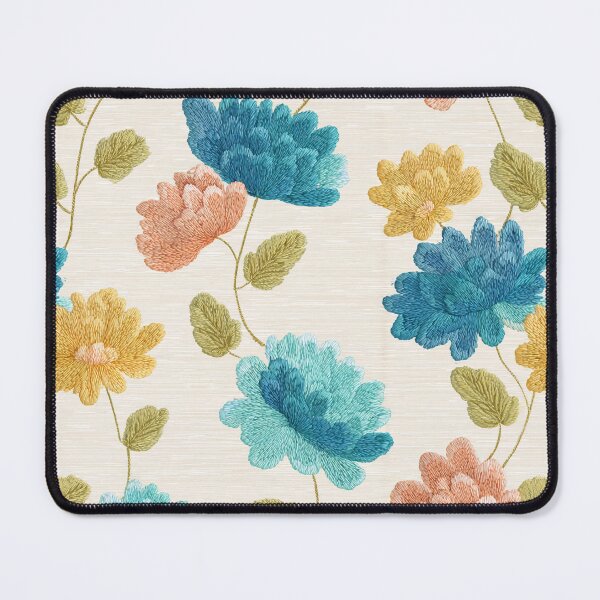 Item preview, Bold Blooming Floral Embroidery For Hostess Gift designed and sold by RoyalStarsPatts.