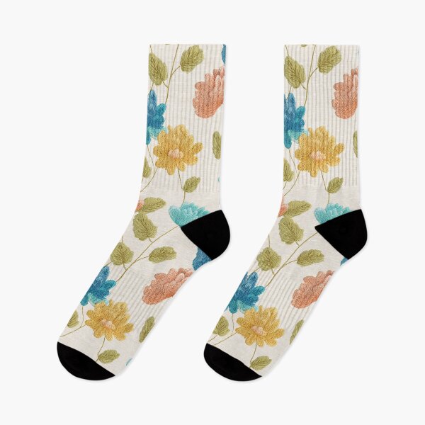 Item preview, Bold Blooming Floral Embroidery For Hostess Gift designed and sold by RoyalStarsPatts.