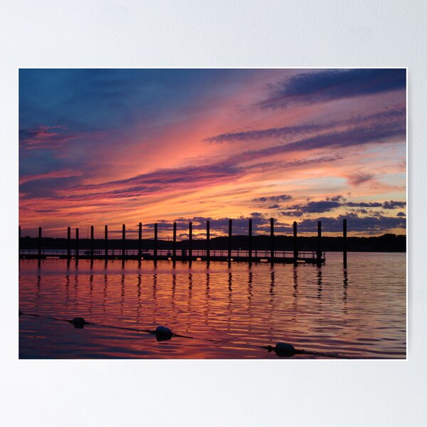 Item preview, Sunset at the Marina in Belmar designed and sold by Michele Ford.